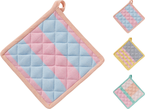 Pannenlap 20x20cm Pastel assorti