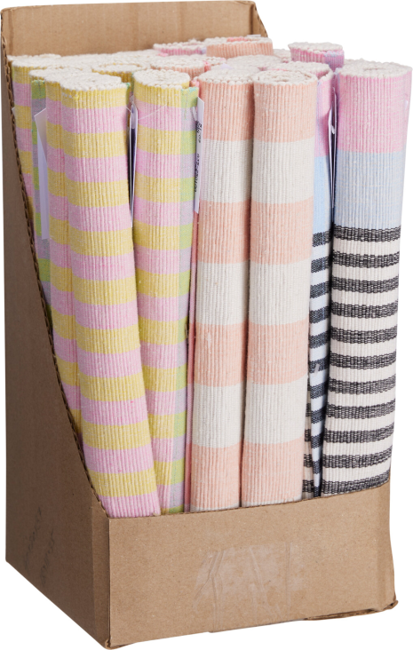 Placemat 30x45cm Pastel assorti