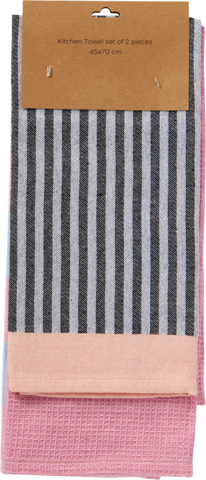 Theedoeken Pastel 2 stuks assorti