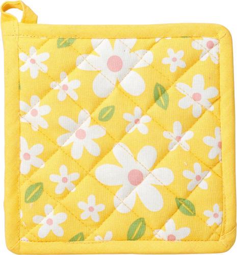 Pannenlap 20x20cm Flower assorti