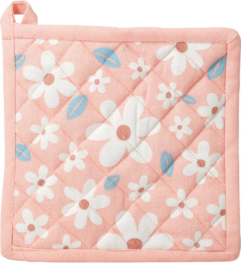 Pannenlap 20x20cm Flower assorti