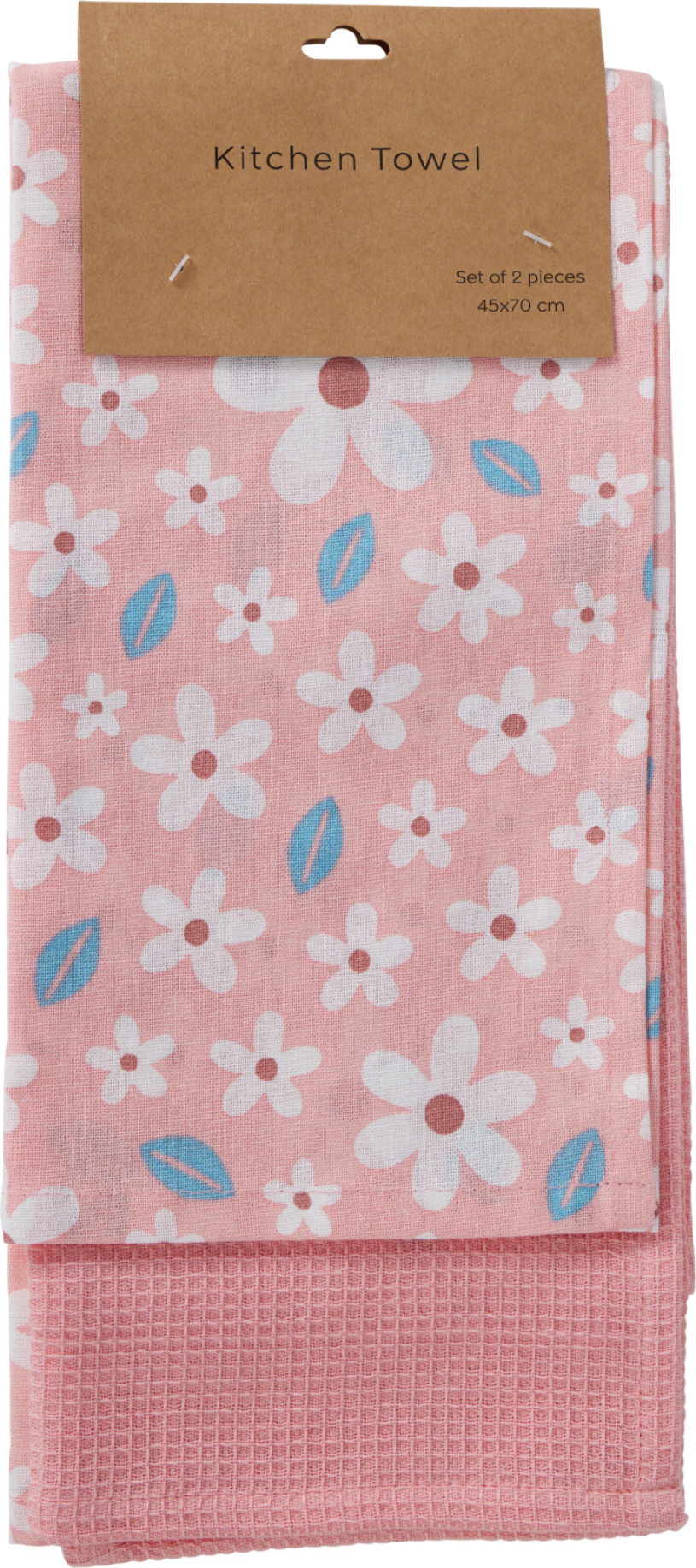 Theedoeken Flower 2 stuks assorti