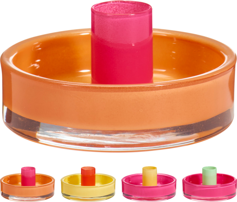 Kandelaar Summer 9cm 4 assorti