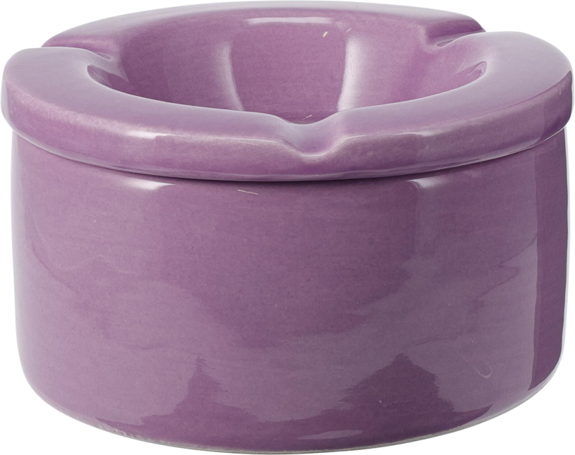 Asbak aardewerk met deksel 120x60mm