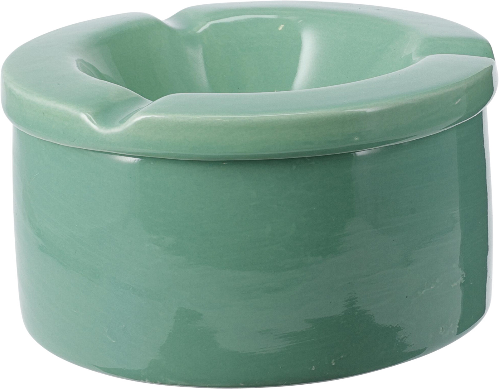 Asbak aardewerk met deksel 120x60mm