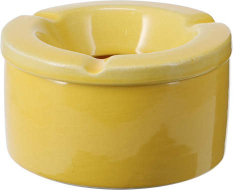 Asbak aardewerk met deksel 120x60mm