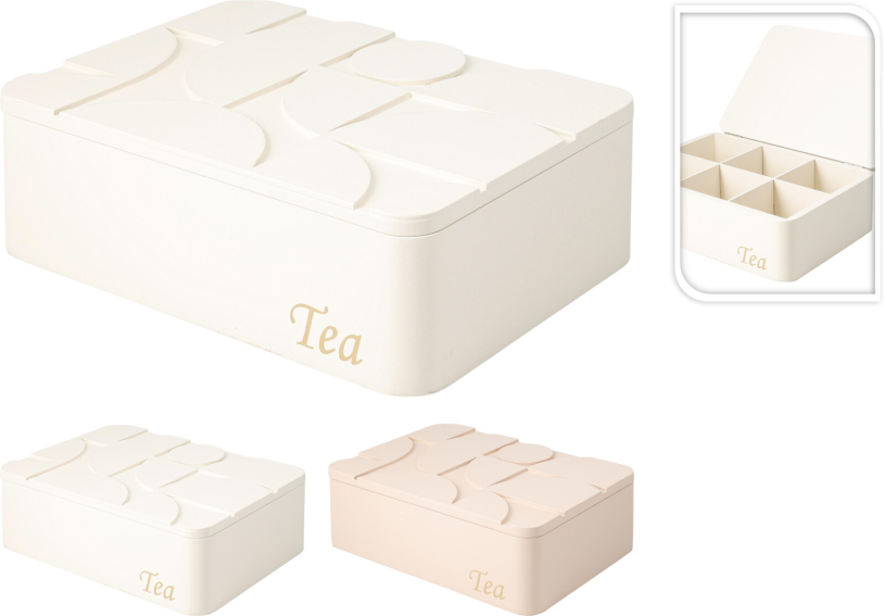 Organic Pastel theedoos 240x165mm 2 assorti