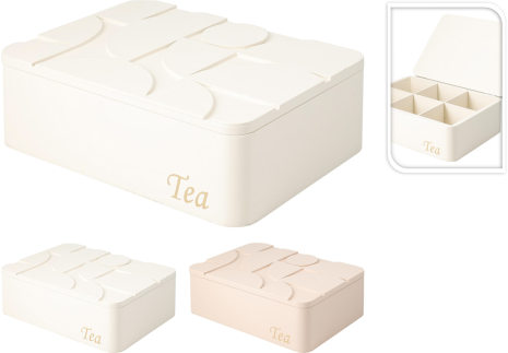 Organic Pastel theedoos 240x165mm 2 assorti