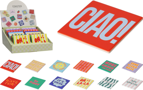 Onderzetter Dolomoet 9x9cm in display