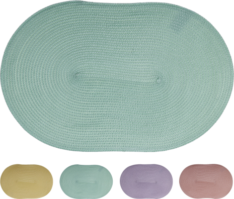 Placemat 44x29cm assorti kleur