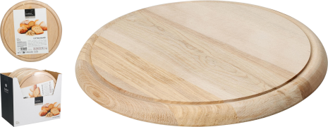 Broodplank rond Berkenhout - 25cm
