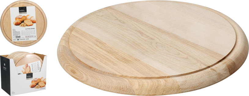 Broodplank rond Berkenhout - 25cm