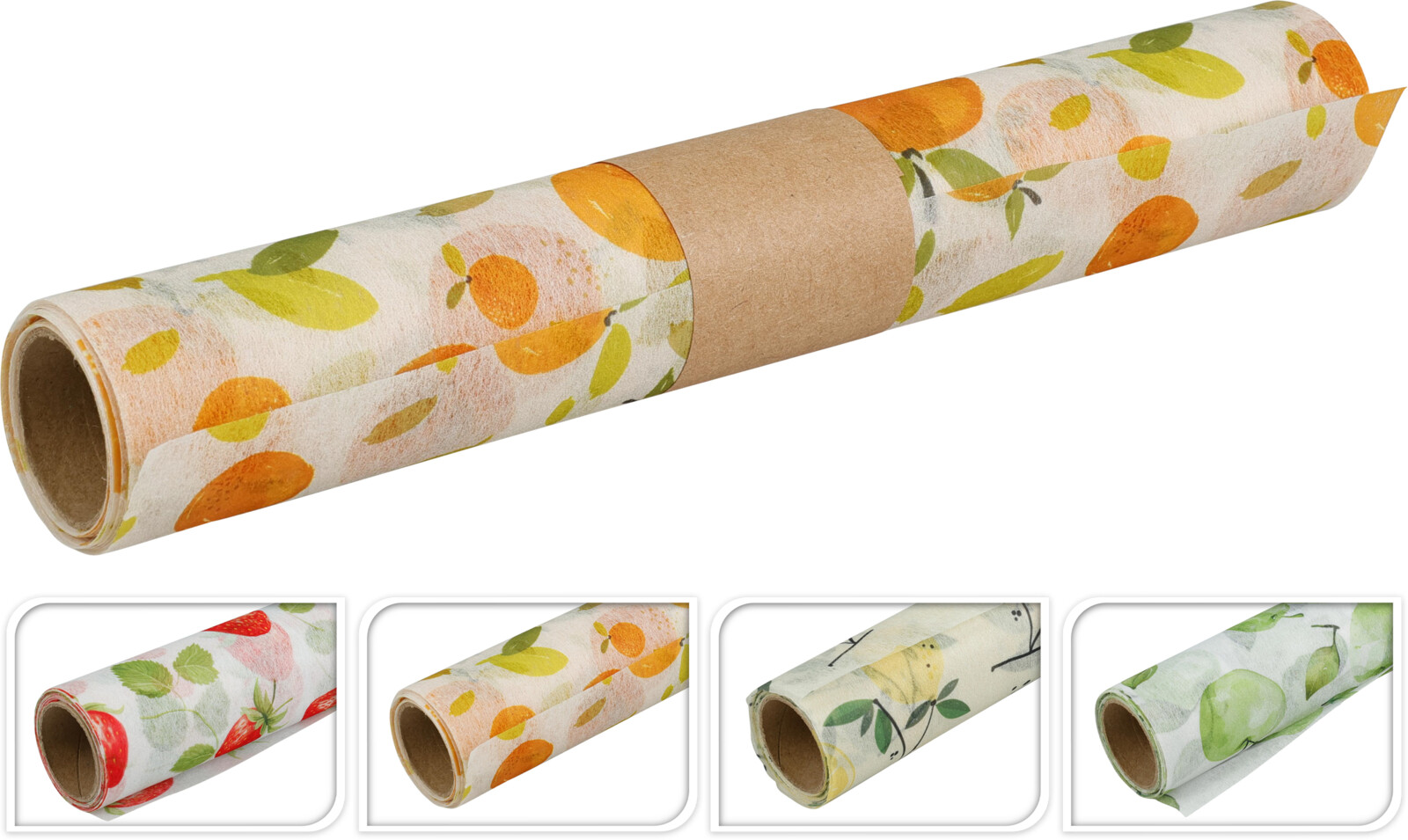 Decostof tafelloper 28x300cm fruit assorti