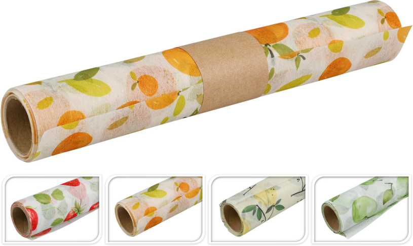 Decostof tafelloper 28x300cm fruit assorti