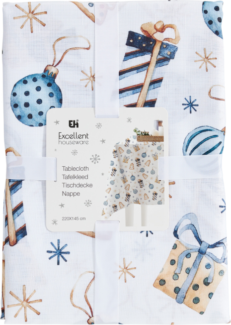 Kerst Tafelkleed 145x220cm 2 assorti Color