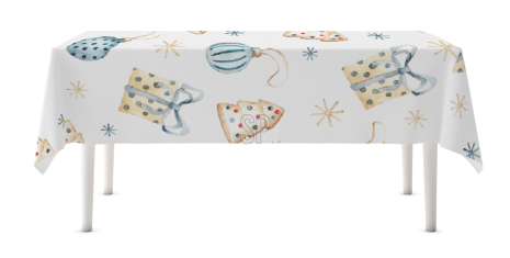 Kerst Tafelkleed 145x220cm 2 assorti Color