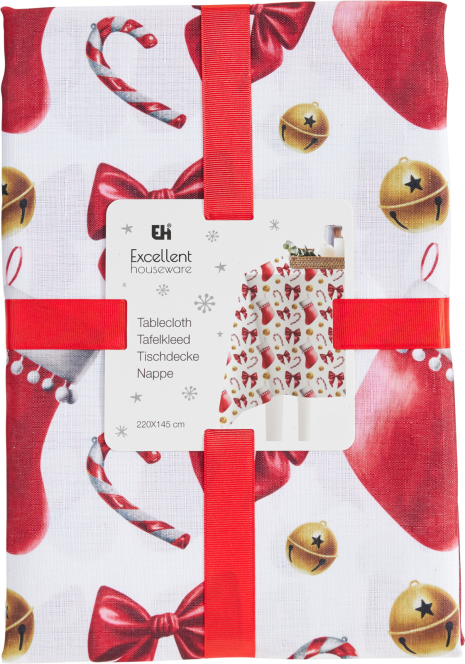 Tafelkleed 145x220cm Rood