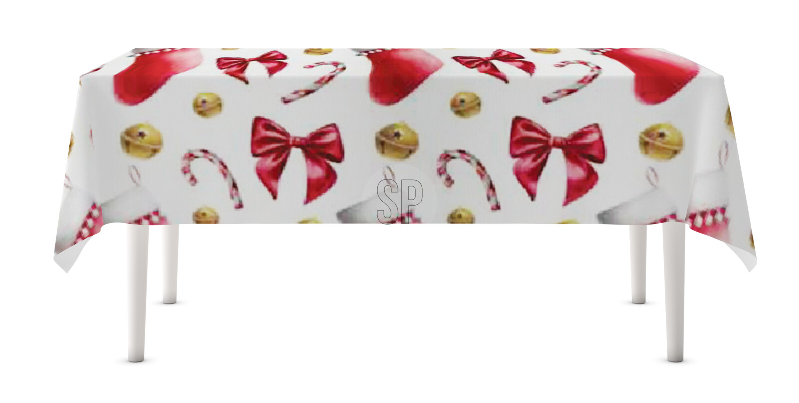 Tafelkleed 145x220cm Rood