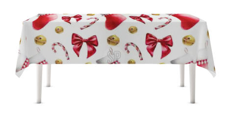 Tafelkleed 145x220cm Rood