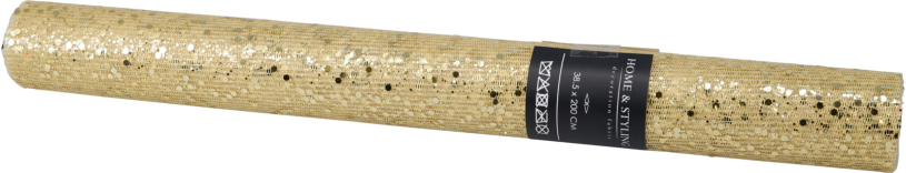 Decostof 38x200cm - Goud