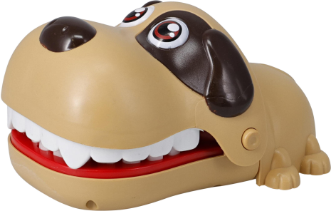 Dieren bijtspel in doos assorti
