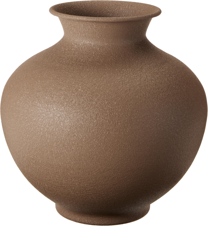 Vaas Metal 23cm - Earth Brown