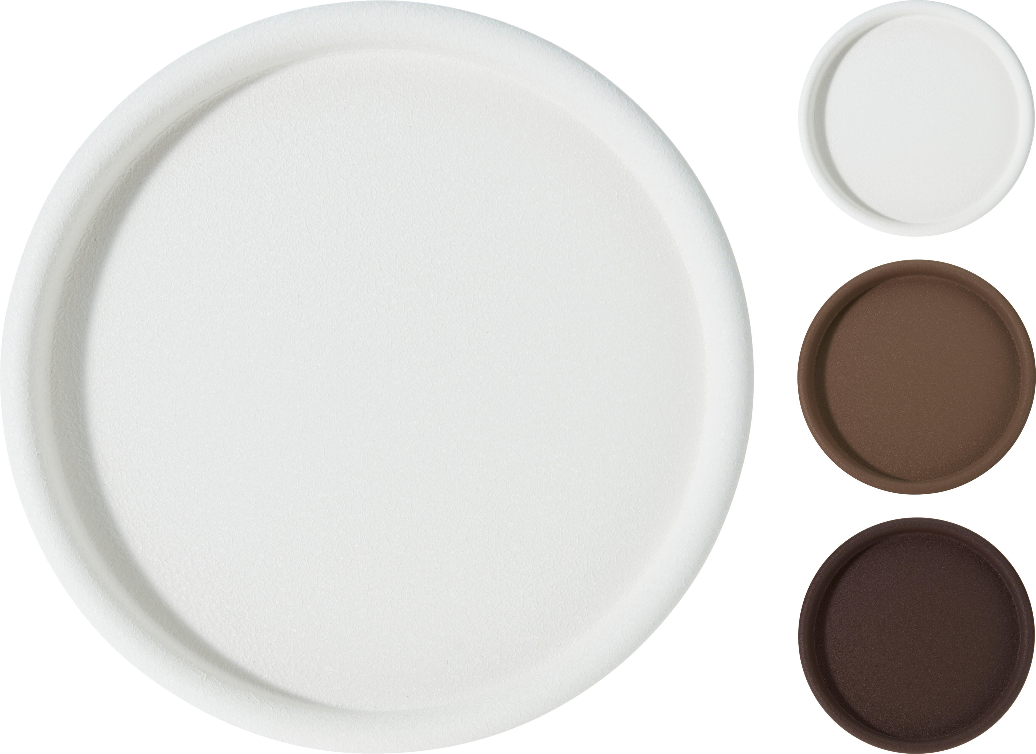Onderbord Metal 31,5cm - Earth color 3 assortu