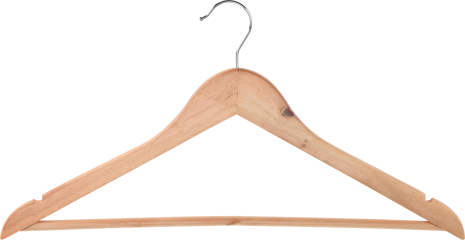 Kledinghanger hout 6 stuks