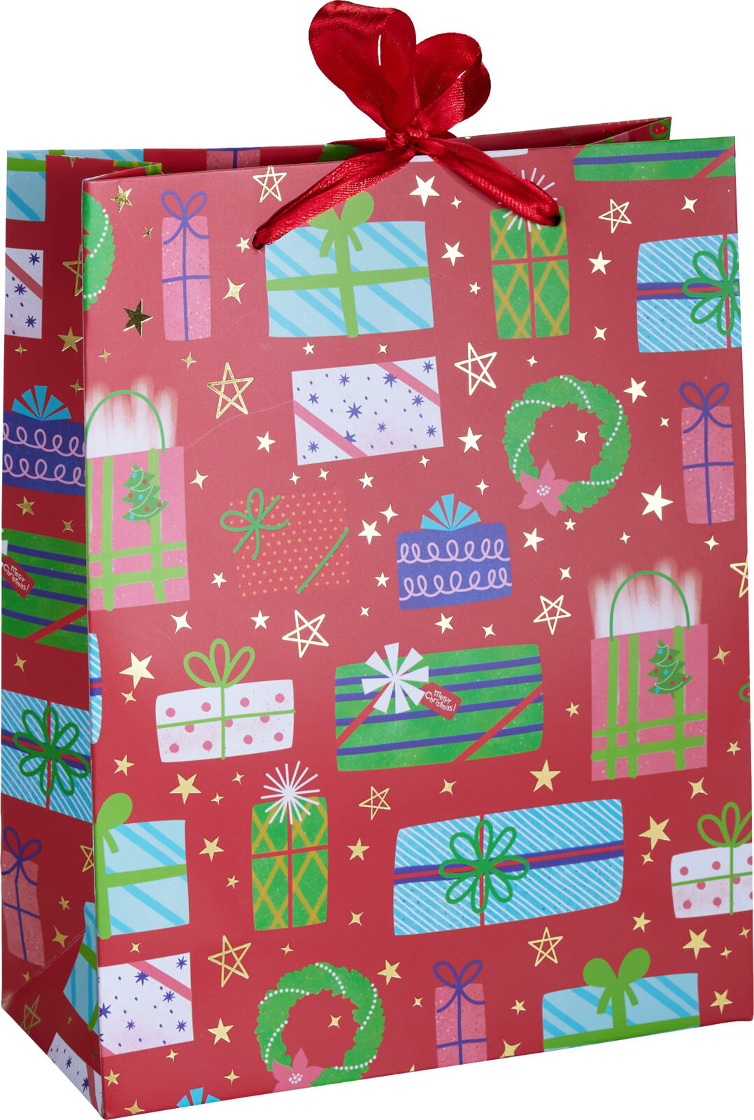 Geschenktas Kado 18x23cm 4 assorti