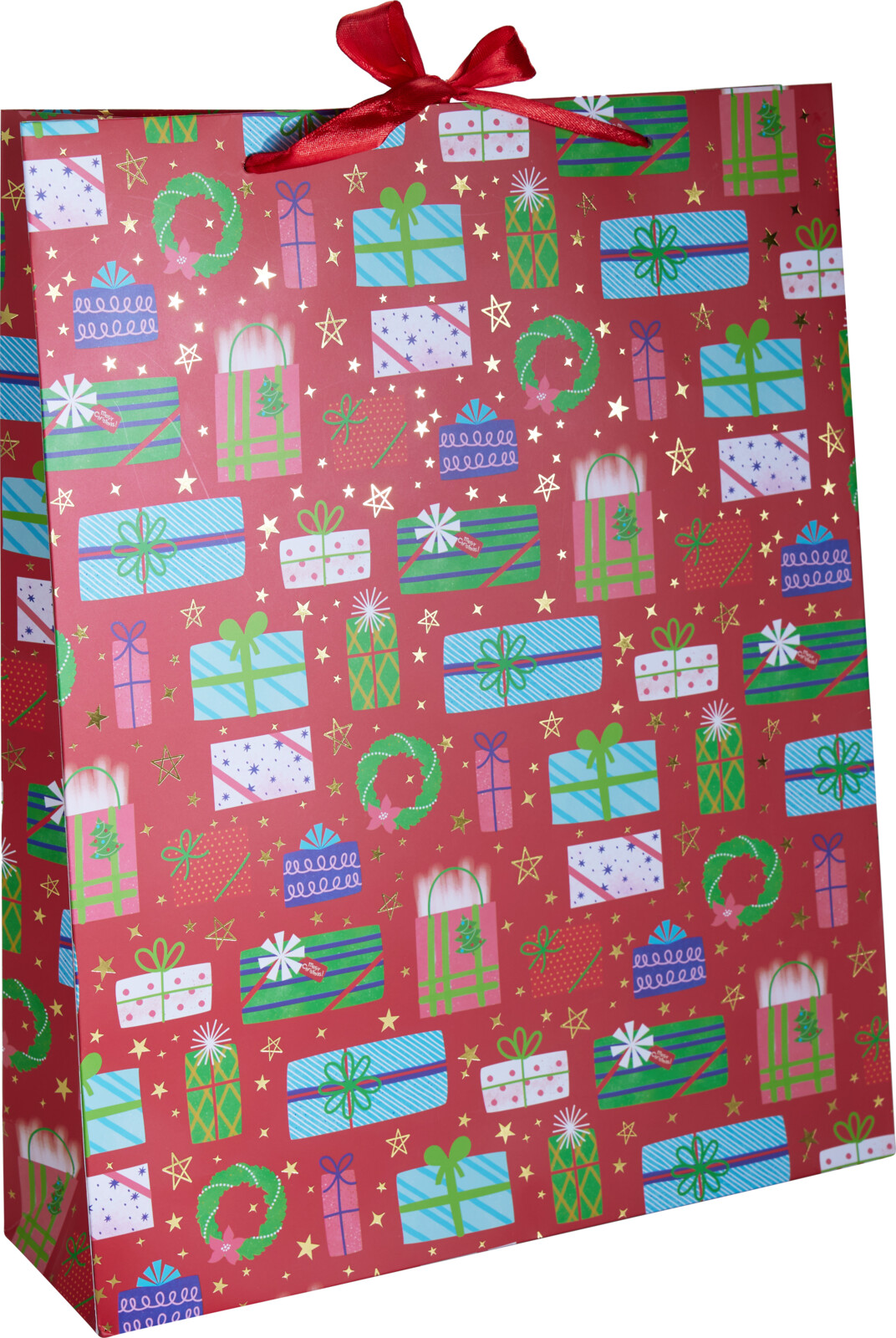Geschenktas Kado 33x41cm 4 assorti