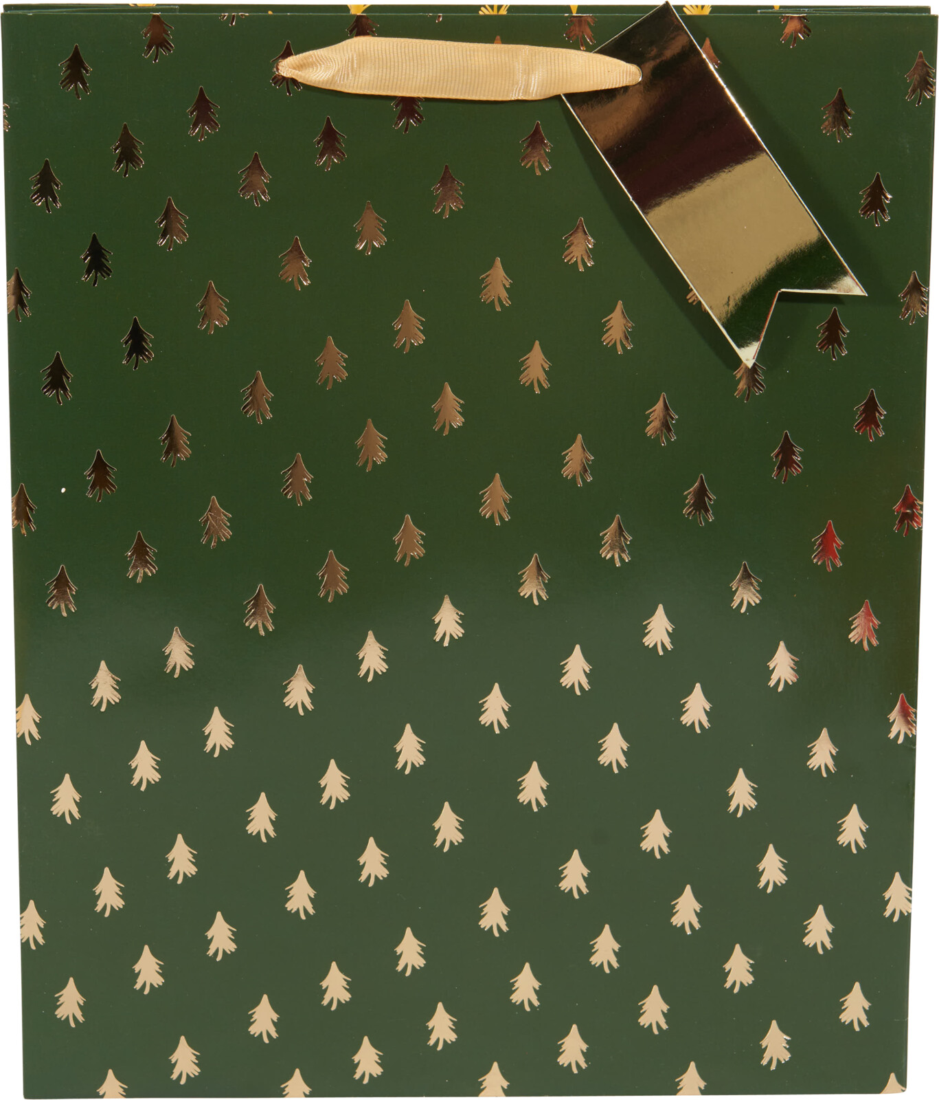 Geschenktas Kerst large 30x40cm -Trees