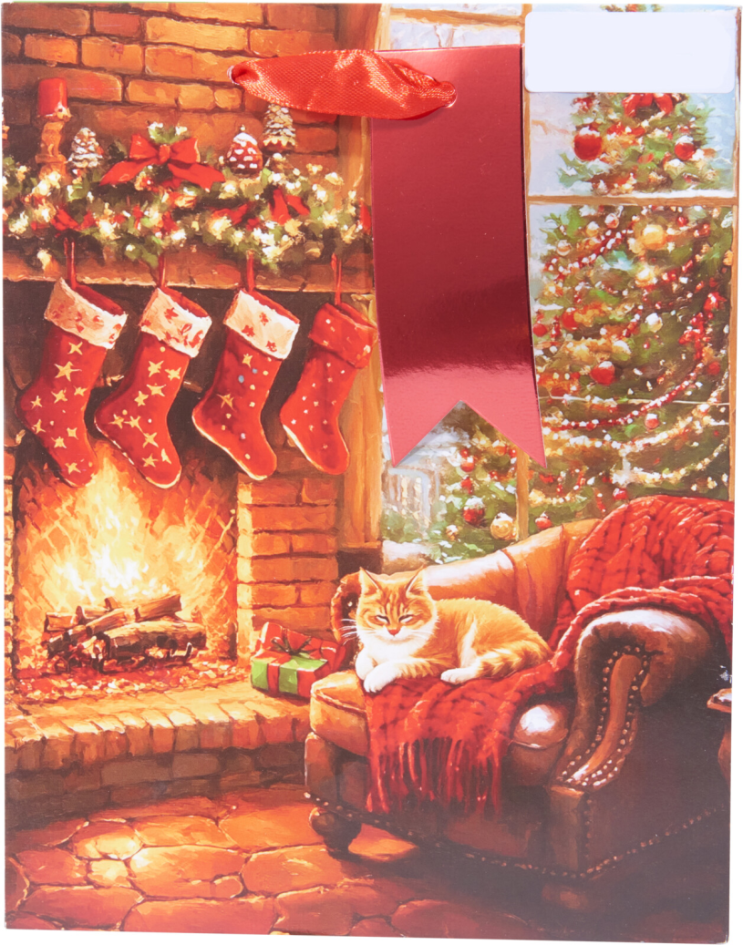 Geschenktas Kerst small 18x23cm - Holiday