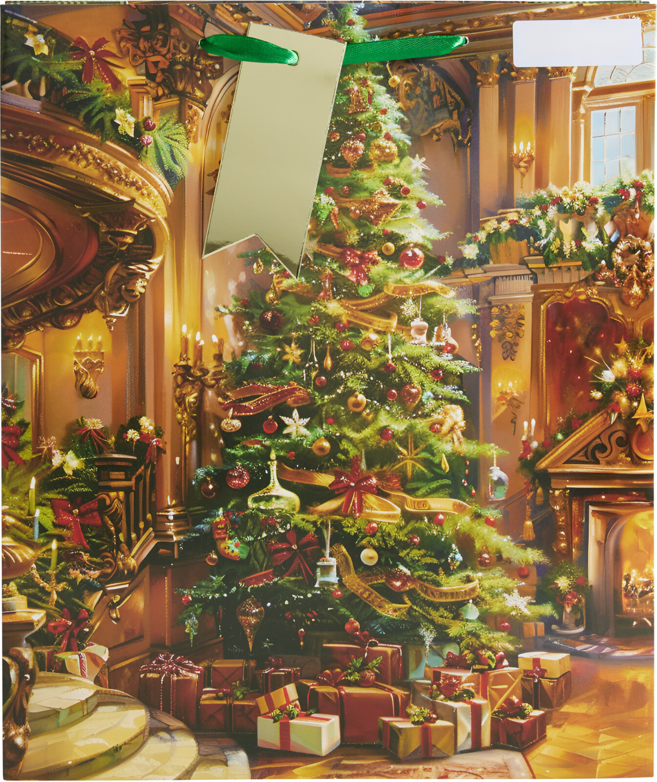 Geschenktas Kerst medium 26x32cm - Holiday