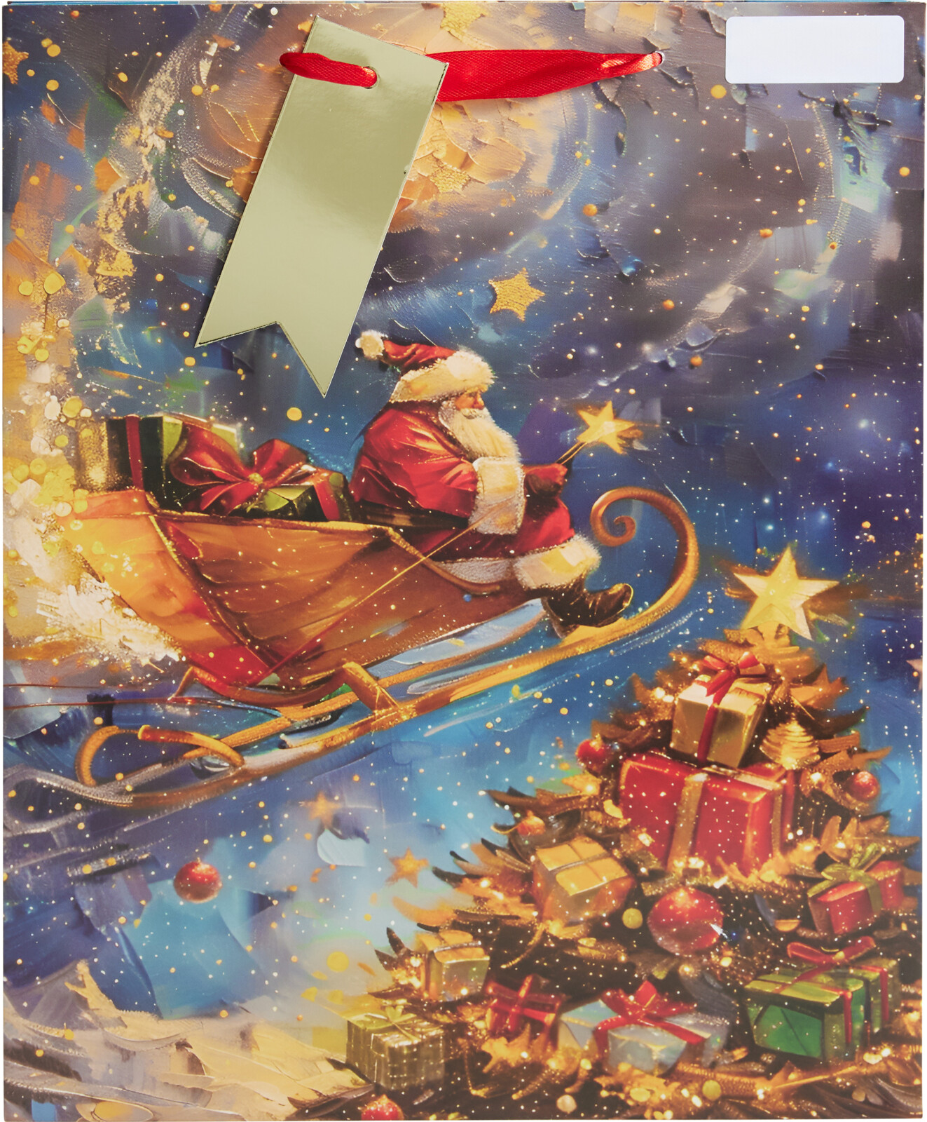 Geschenktas Kerst medium 26x32cm - Holiday