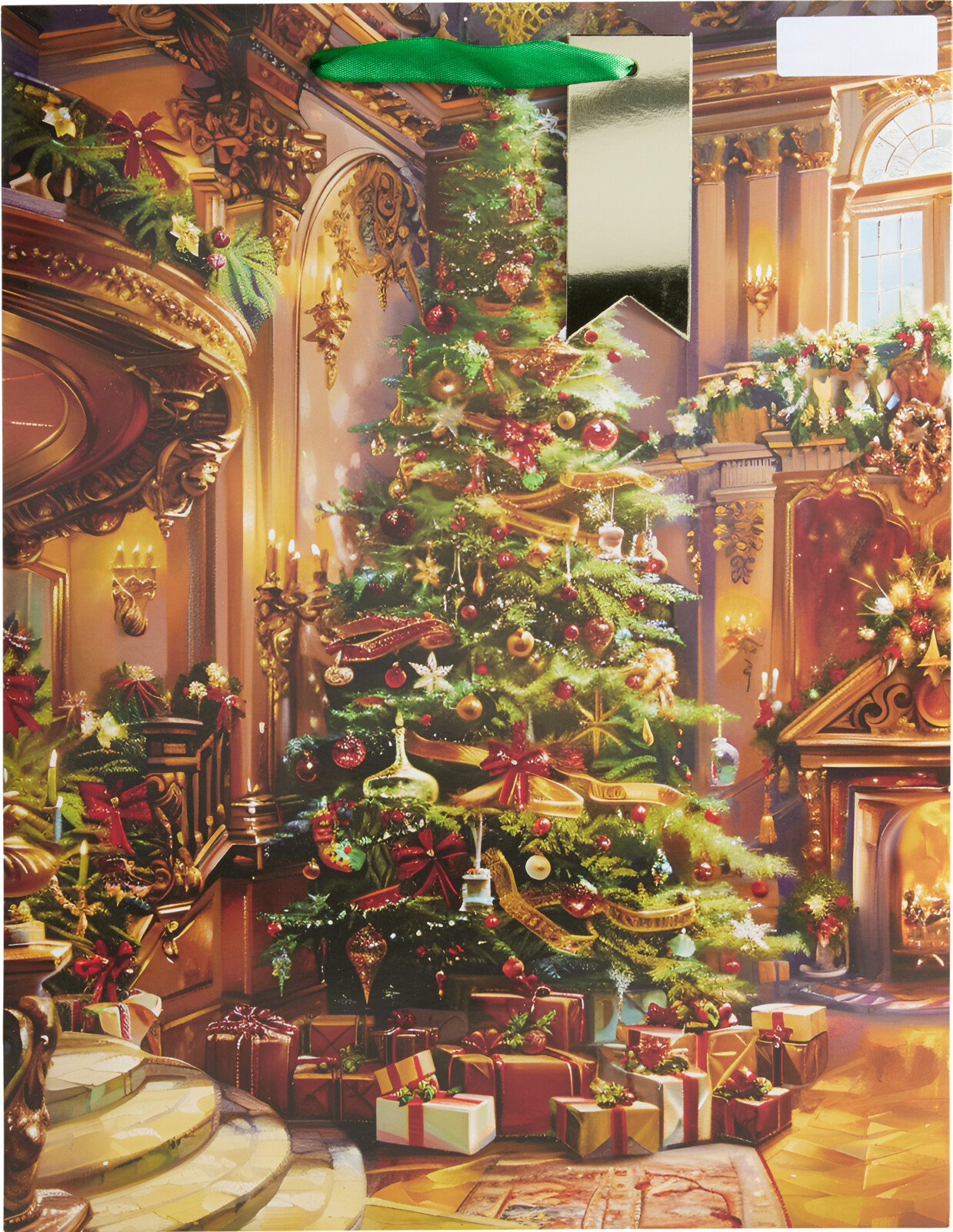Geschenktas Kerst large 30x40cm -Holiday
