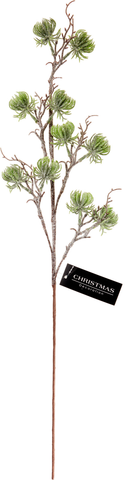 Kersttak met rijp 70cm 4 assorti