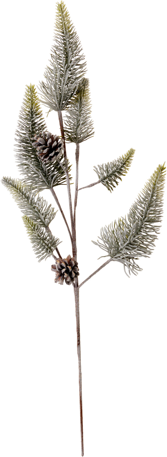 Kersttak met rijp 70cm 4 assorti