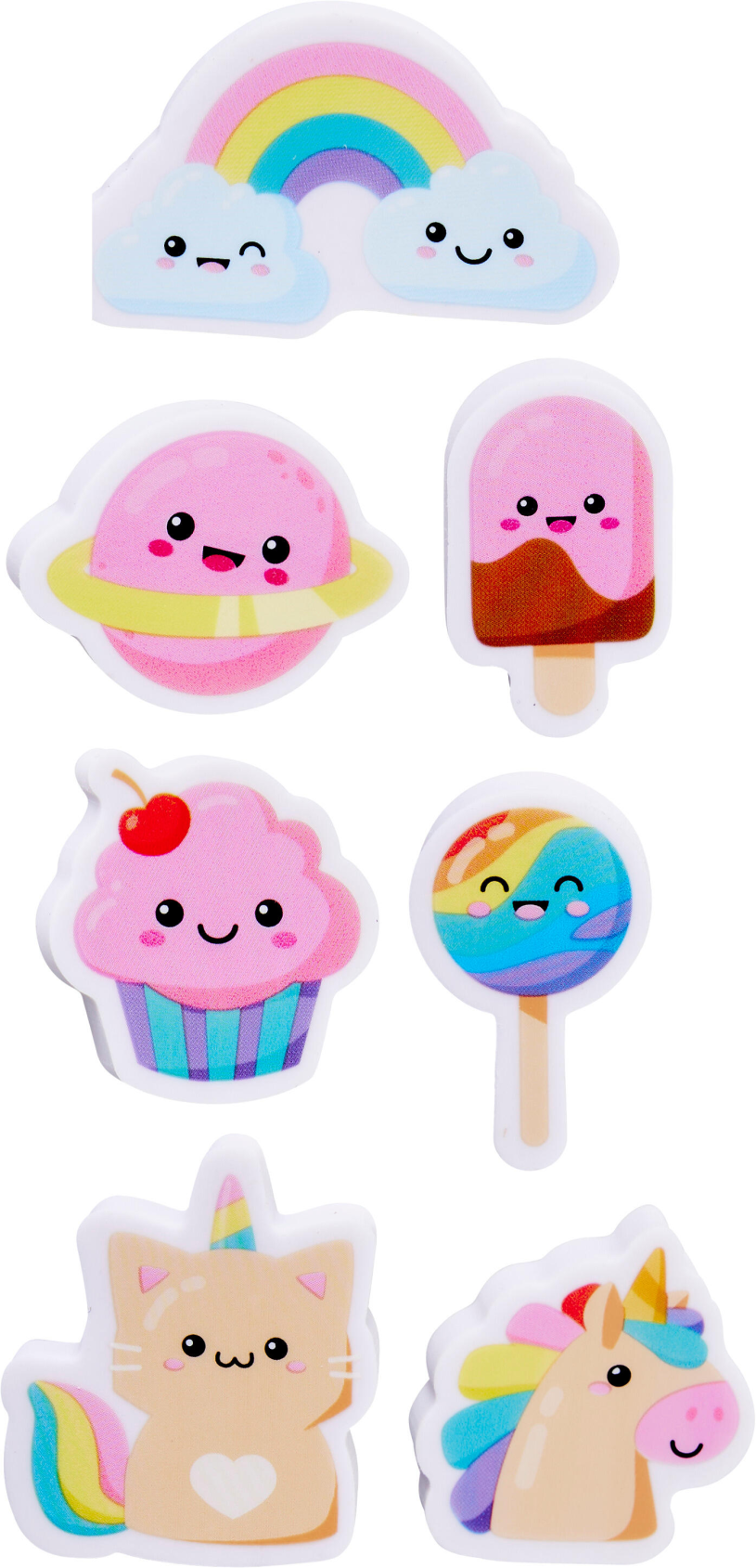 Gummen Happy Rainbow 8 stuks op kaart