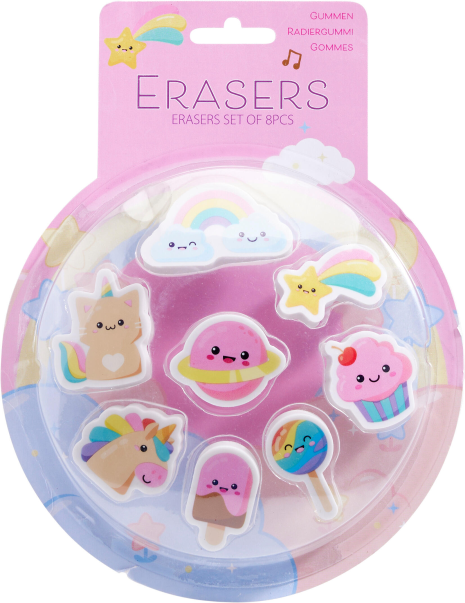 Gummen Happy Rainbow 8 stuks op kaart