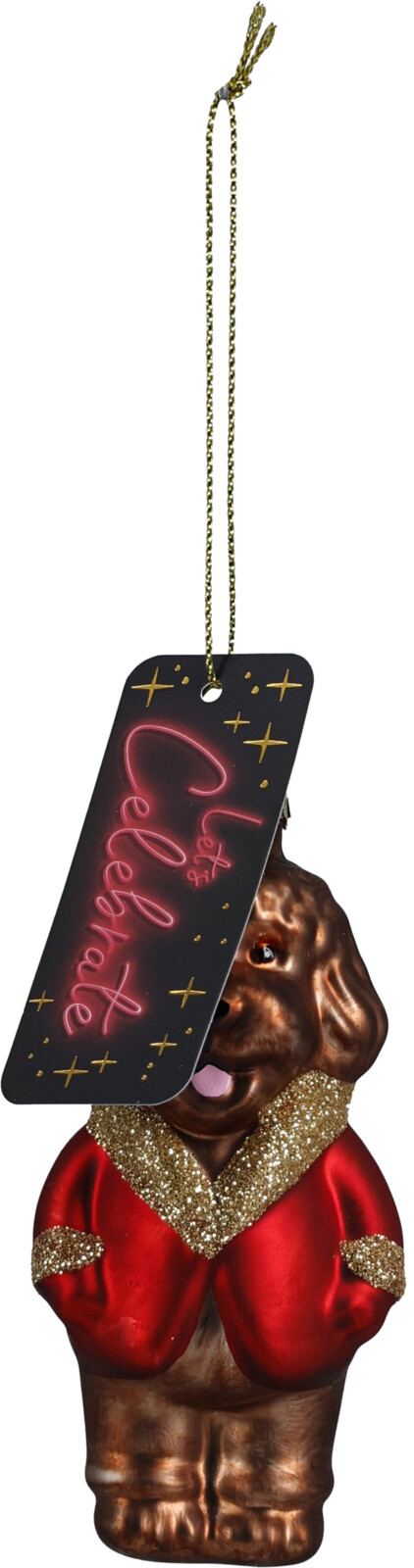 Hangdeco Hond 10cm 4 assorti design