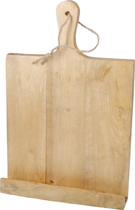 Kookboekstandaard hout 38x25x6,5cm