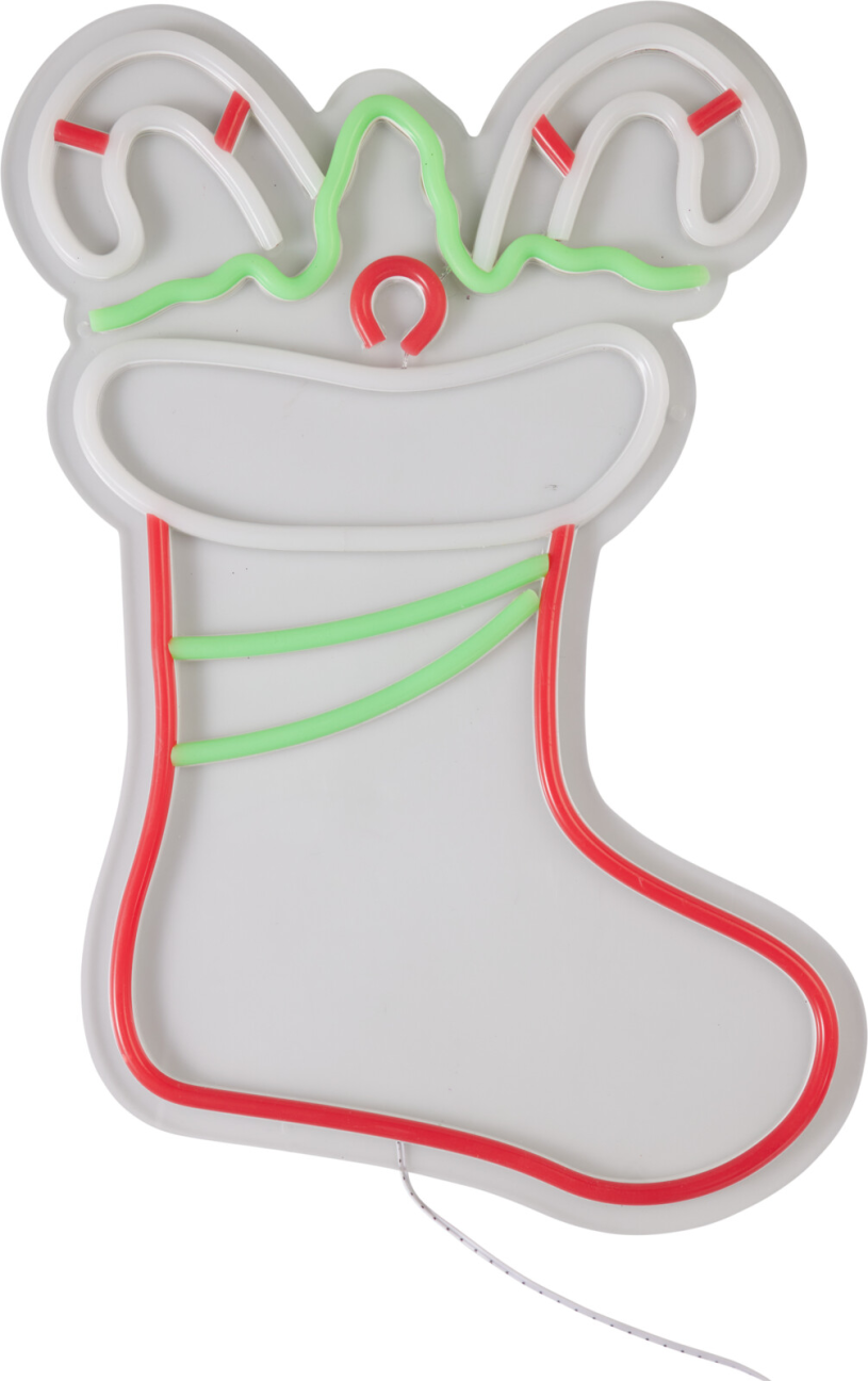 Neon LED Kerstfiguur 2 assorti design