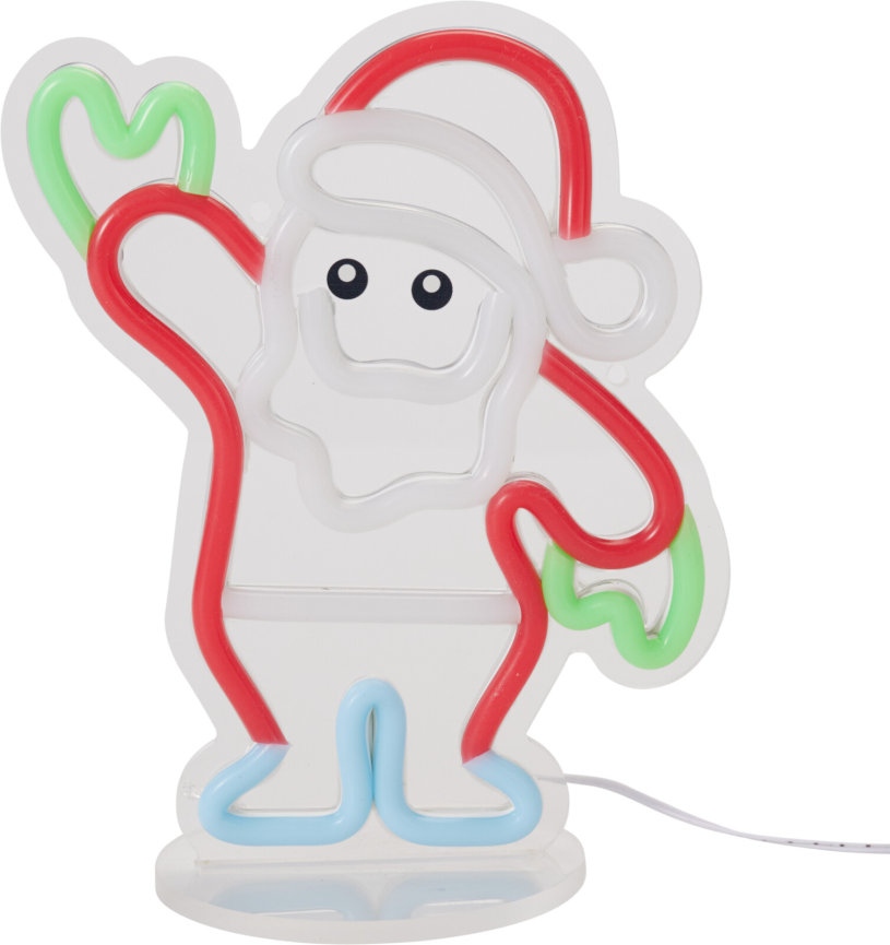 Neon LED Kerstfiguren 3 assorti 16x20cm