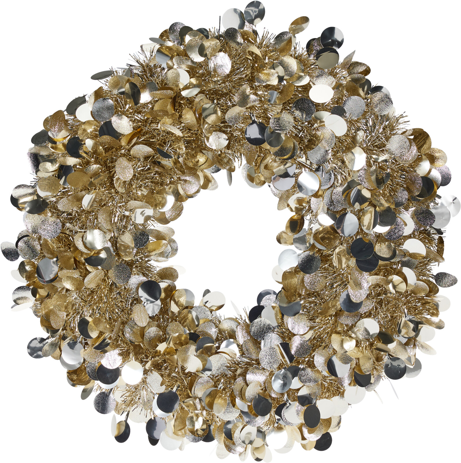 Krans Tinsel 46cm - Champagne