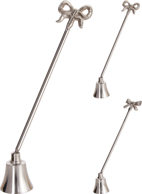 Kaarsendover 23x5x4,5cm - Zilver