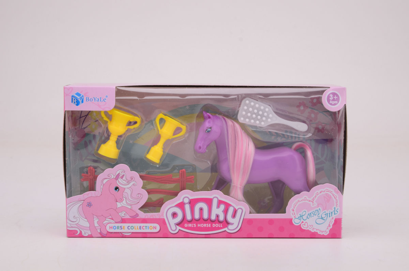 Pinky Paarden setje 4ass. Display