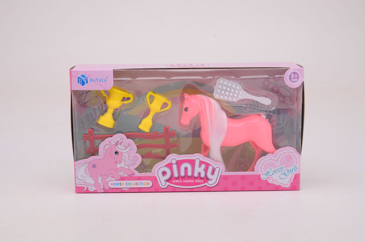 Pinky Paarden setje 4ass. Display