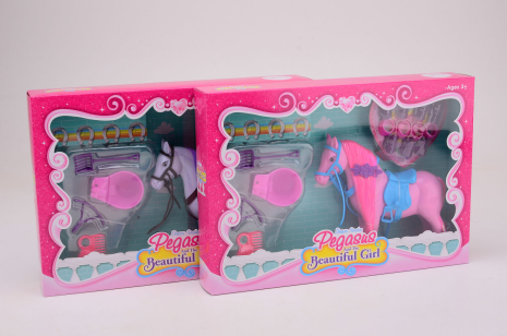 Unicorn speelset in doos 16 delig 2ass.