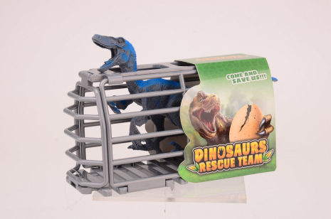 Dino in kooi 4ass. Display