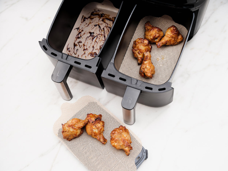NoStik Friteuse Air Fryer folie dual basket set 4 stuks